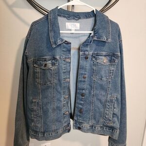 Time and Tru Classic Blue Jean Jacket